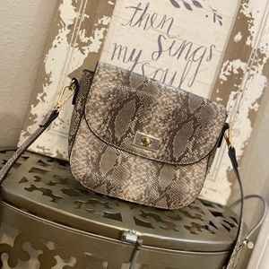 Mellow World Snakeskin Crossbody/Clutch